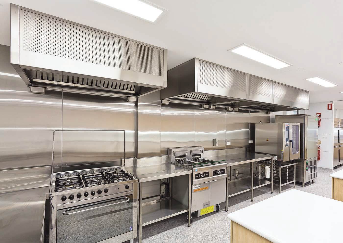 commercial kitchen canopy light